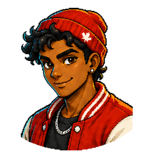 JALEN, street cricket player from Canada